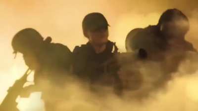 A live-action trailer was released when Ubisoft was doing marketing for Rainbow six siege in 2015. I think the trailer is pretty cool
