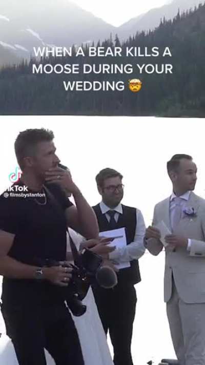 to have an idyllic wedding in nature. Warning graphic content.