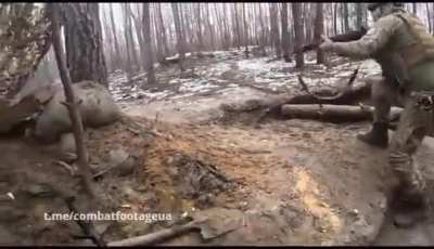 Brazilian volunteers with the International Legion of Ukraine repel a Russian assault in Serebryansky Forest, Luhansk region.