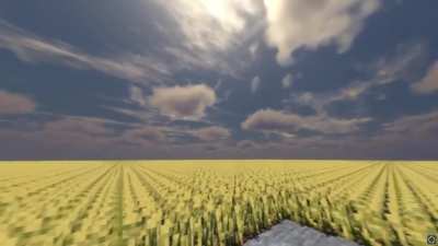 I recreated the ending of a certain old game in Minecraft