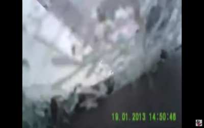 Russia: SUV obliterates 2 cars