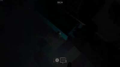 Playing a co-op horror game where the monster hunts based on sound..