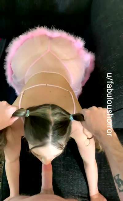 the way he holds onto my pigtails