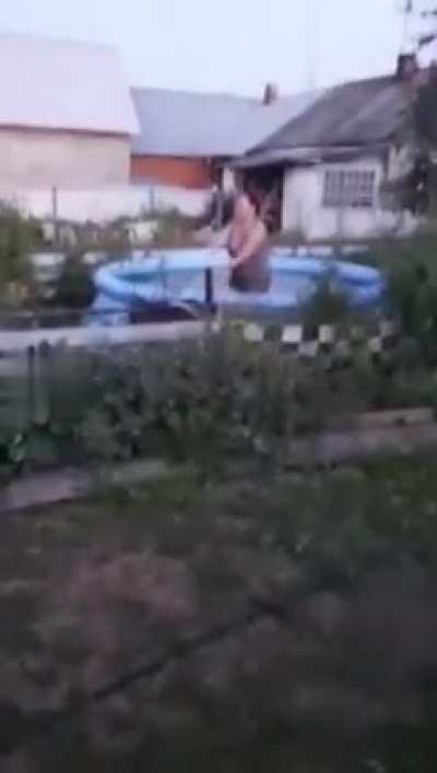 Drunk Babushka diving 10/10