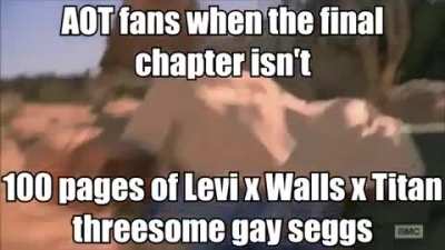 Titan forgot to put on the protection from Levi !!😰