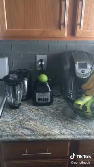 Blending an apple