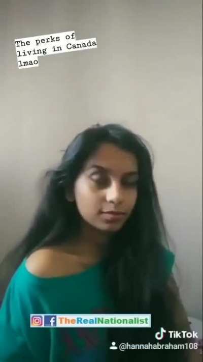 An Indian living in Canada defamed our National Anthem in her Tiktok video.