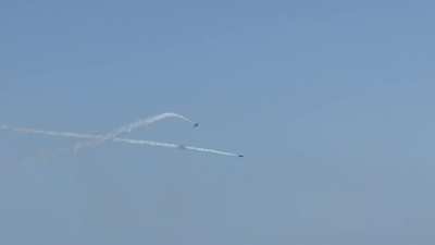 Jets above marina / JBR