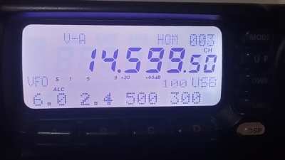 What is this on the 20m Band? Receving in south Brazil