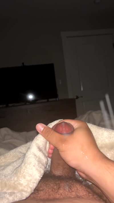 Here I cum