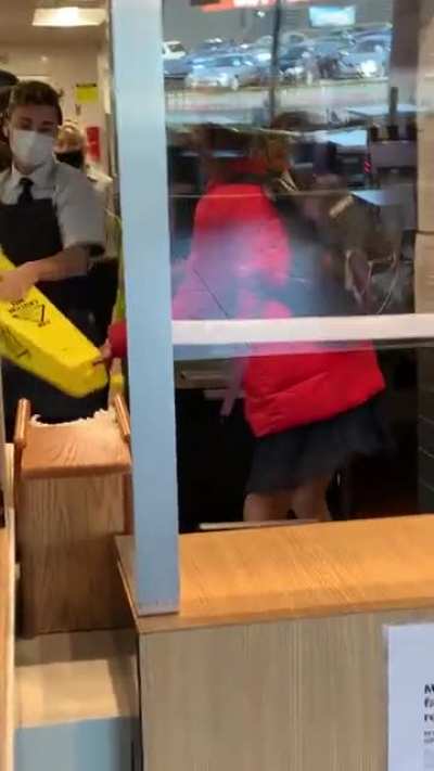 U gotta be one crazy mf to be wielding a caution cone