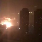 Ammonium nitrate explosion in industrial warehouse, Tianjin, China (2015)
