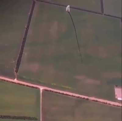 Drone getting hit by a missile (from r/interestingasfuck)