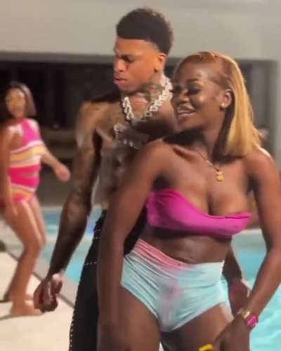 bad gyal remix video shoot bts ✨ (@1wi<wbr>ningm<wbr>achin<wbr>e)