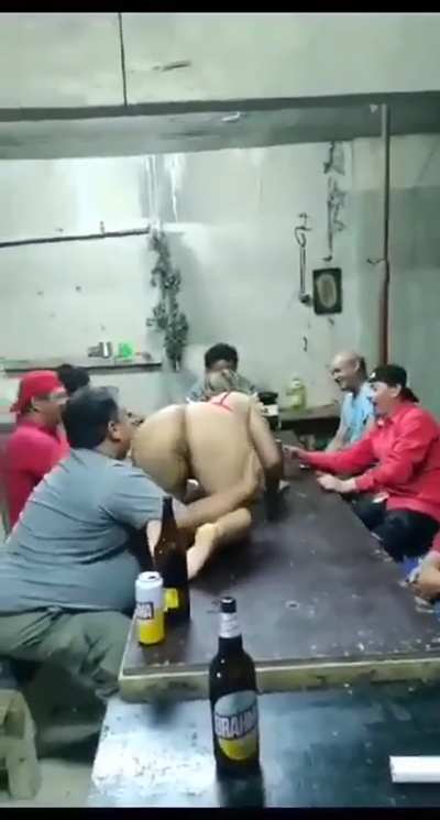 Eating out with friends