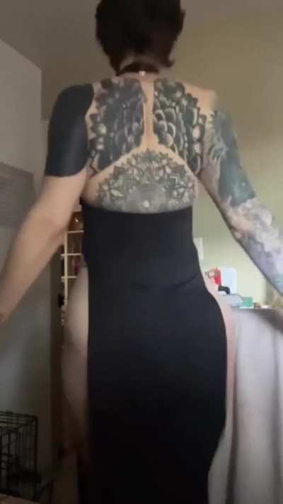 Tatted back. (Don't know the name)