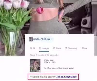 Image reverse search in action