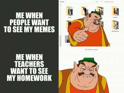There was homework?