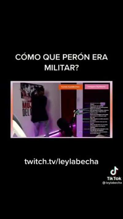Como que Perón era militar?
