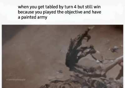 Tis' but a scratch