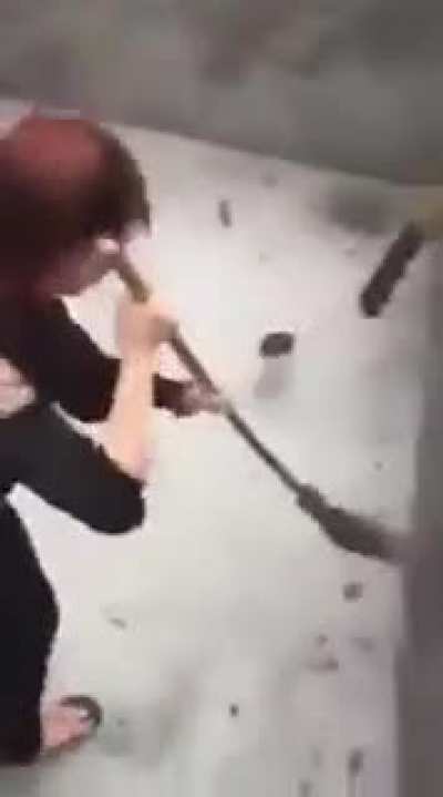 Woman vs rat