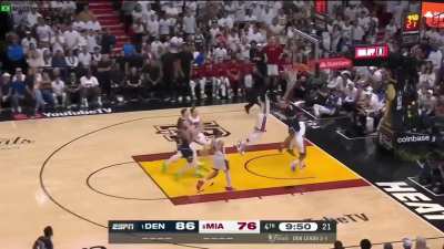 [Highlight] Bam Adebayo chasedown two handed block on Jamal Murray! With replays and multi-broadcast and language - ABC (English), ESPN (Spanish), Movistar (Spanish), ESPN (Portuguese), SPOTV (Korean) and Thai (Thai)