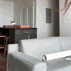 Having fun on the couch