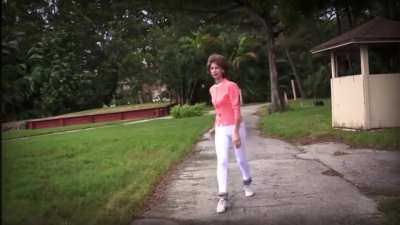 Apparently, “Prancercise” was a thing. Coupled with Silence of the Lambs music and it gets even stranger. 