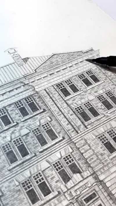 Taking a break from CAD to do a bit of hand drawing.