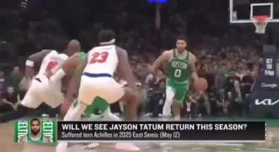 [Lockedupjb] Chris Haynes on Jayson Tatum: “Based off what he texted me, I think we will see him at some point in the regular season”