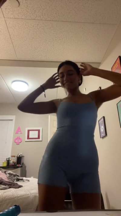 Blue dress