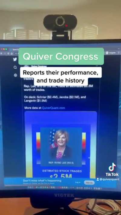 Since Congress won't pass legislation banning politicians from stock trading while in office, I've been writing code to collect data on trading by congressmen and sharing it, in the hopes of bringing some more accountability to those in office. Here's a T