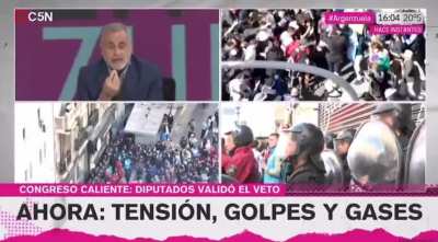 Rial bancó la golpiza a Fijap: “un pibito con menos calle que Venecia, un nene, un virgo que no tiene nada se ve envalentonado y sale a provocar. Muchachos, los que decían que íbamos a correr en culo eran ustedes”.