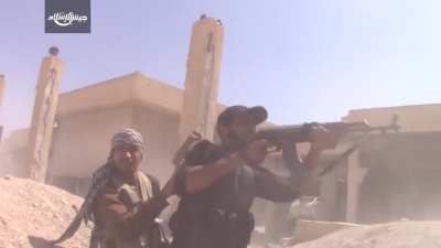 Reyhan front, Eastern Ghouta, Damascus, 1x BMP-1 destroyed (Jaish al Islam)