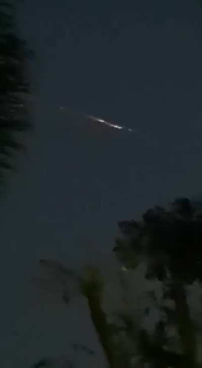 Meteor above South Africa