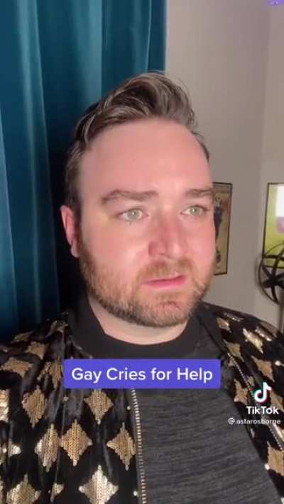 Gay cry for help