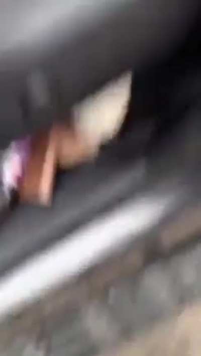 Man catches his girlfriend cheating in the back of a car