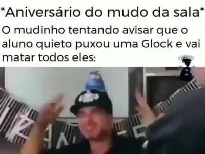 O ALUNO QUIETO NÃO ESTÁ TÃO QUIETO ESSA CACACA