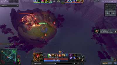 Beastmaster can solo rosh in 3 seconds as soon as he has Aghs and one smoke.