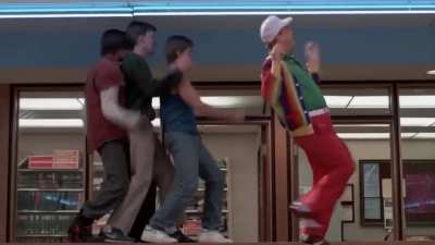 Rodney Dangerfield shows off his dance moves