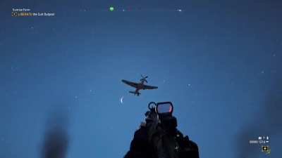 The pilot stopped time