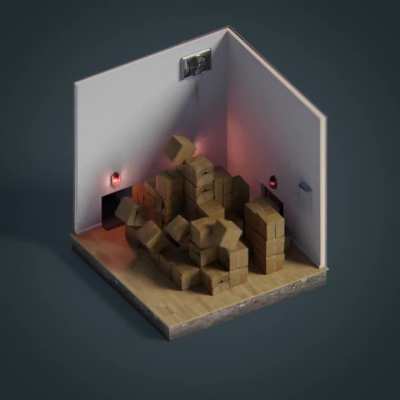 Procedural box packing