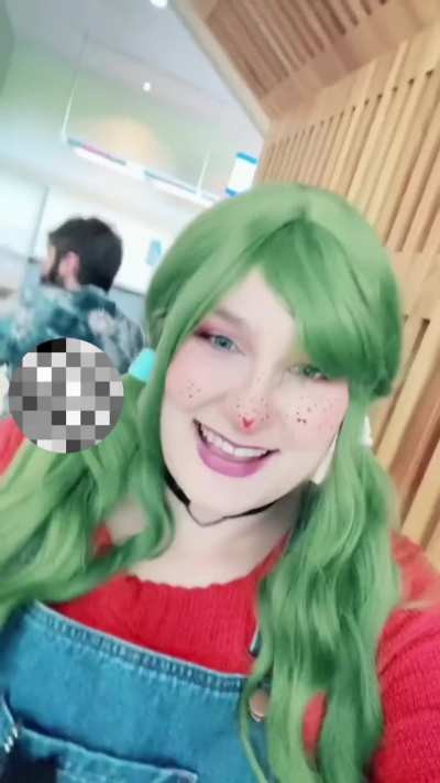First of all that’s the worst Monty cosplay I’ve ever seen. Second of all why