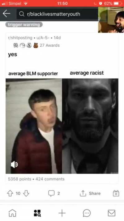 Mean while on the black lives matter subreddit