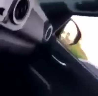 Cuban Luigi not paying attention to the road.