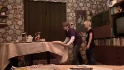 Tablecloth Trick