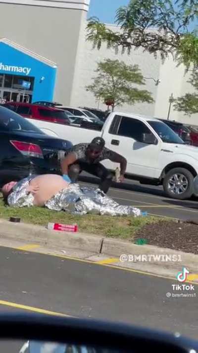 The things you see in the Walmart parking lot