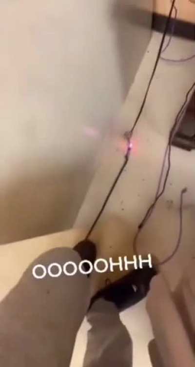 WCGW if I step on this open wire
