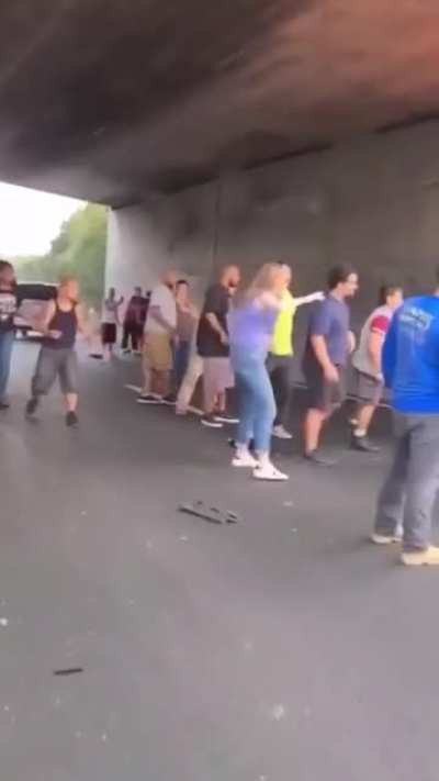 She did “try” to look for a crowbar at one point and did yell “Get him out.” in case no one thought of doing that...