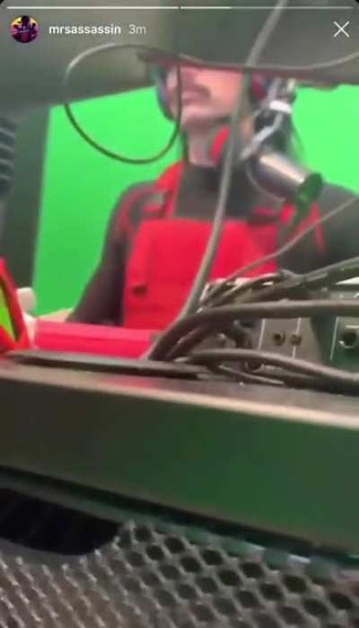 Dr. Disrespect gets his toenails painted